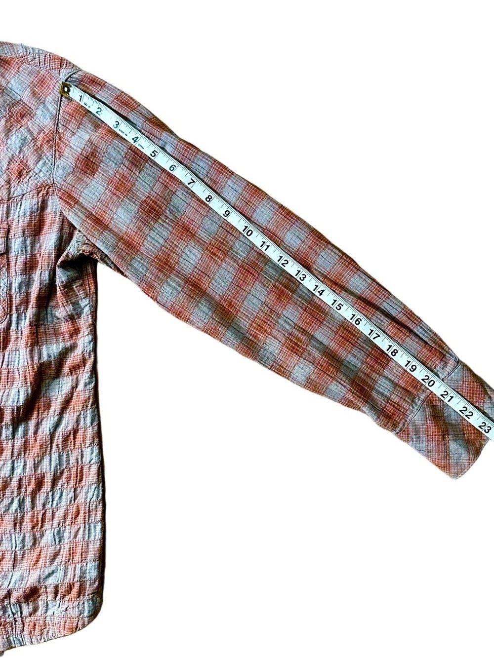 Patagonia Plaid Cotton Button Down Collared Long Sleeve Shirt Size 2 - Picture 10 of 10